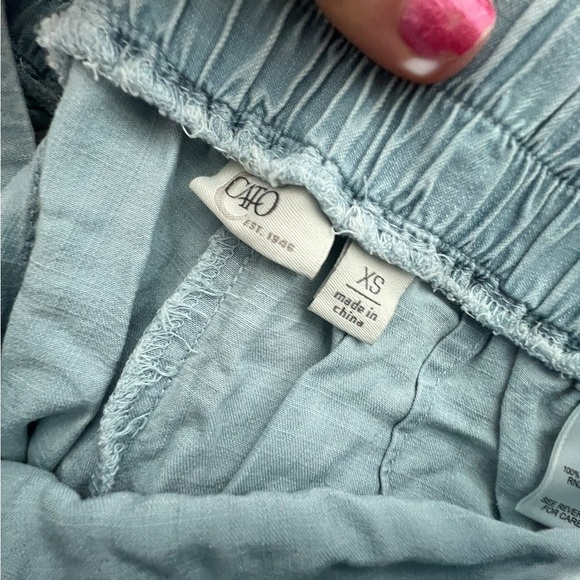 Cato Soft Blue Denim pants - Picture 2 of 2